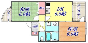 MIZUKI武庫之荘の物件間取画像